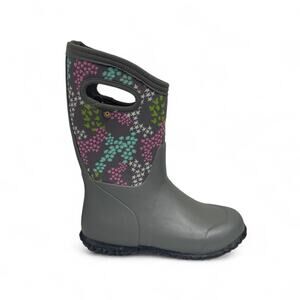Bogs York Snow Boot Youth 4 Women 7 Gray Waterproof Insulation -20 Degrees